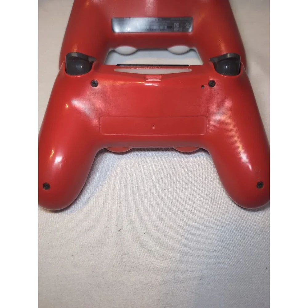 2x Sony PlayStation 4 PS4 Dual Shock 4 Wireless Controller - Red & White WORKS